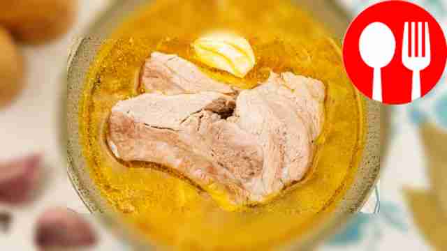 Щи из свиных ребрышек