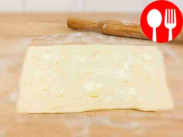 On a clean, floured surface, roll out the puff...