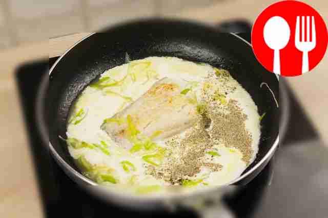 Add 100 gr. cream. Pepper to taste. Simmer...