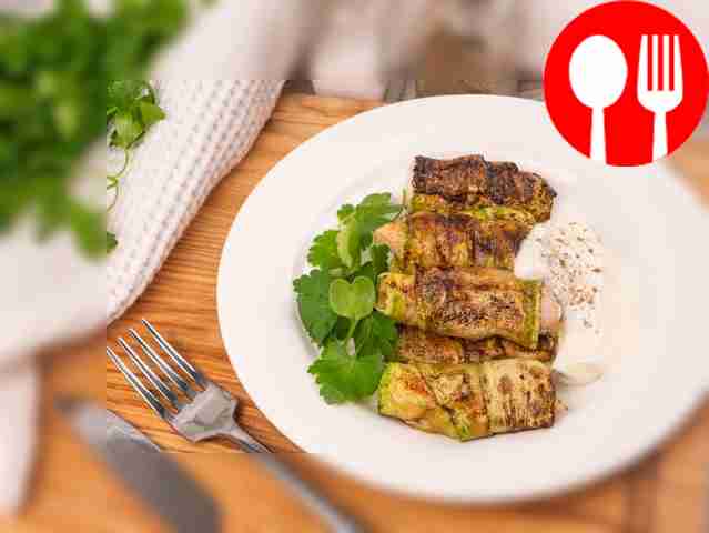 Рулетики из кабачков с судаком