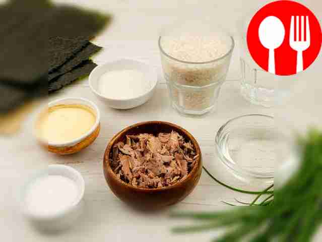 Rinse the rice thoroughly until the water runs...