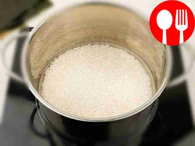 Cook the rice. To do this, fill it with two...