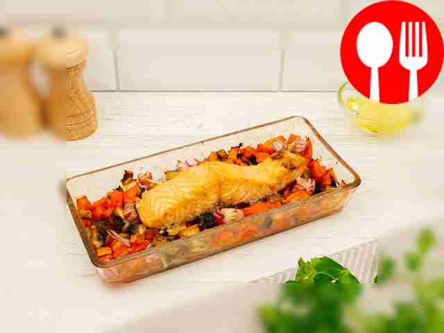 Place the dish in an oven preheated to 200 C...