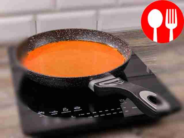 Heat the sauce over medium heat until all the...