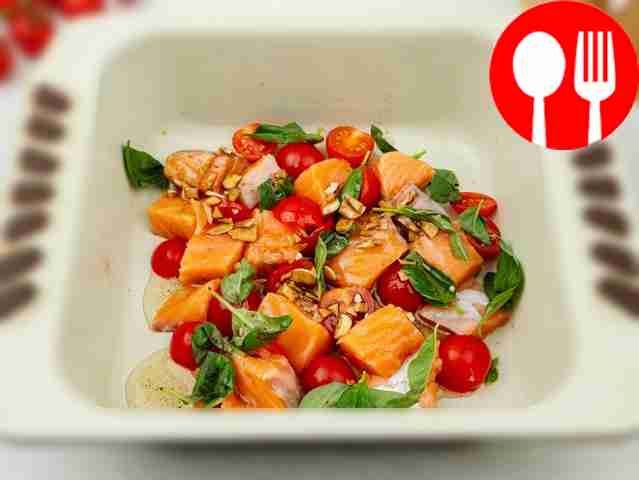 Preheat the oven to 180 degrees. Grease the...