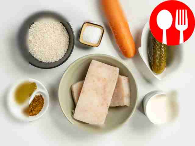 Wash the pollock fillet and turn it into...