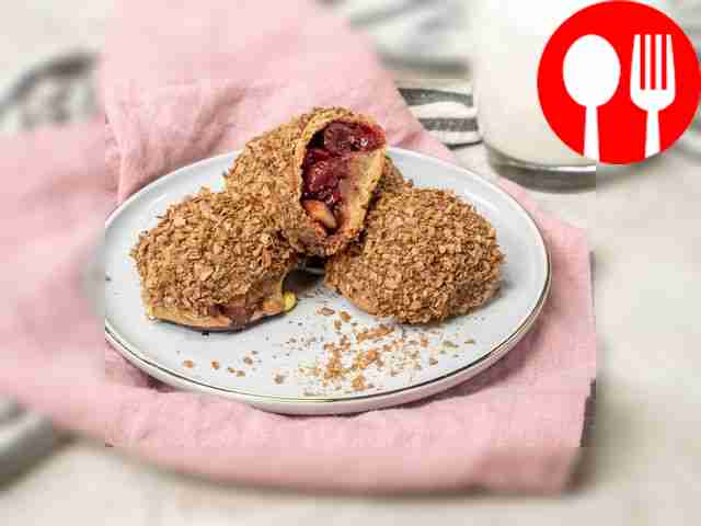 Печенье «Ежики» с вишней