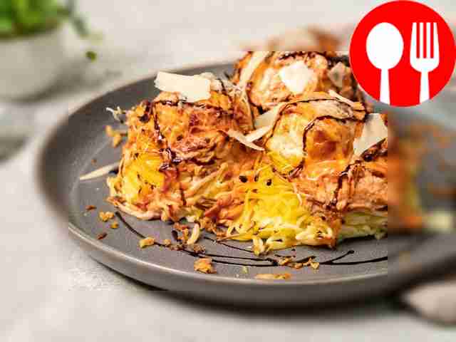 Hedgehogs with pasta (nests)