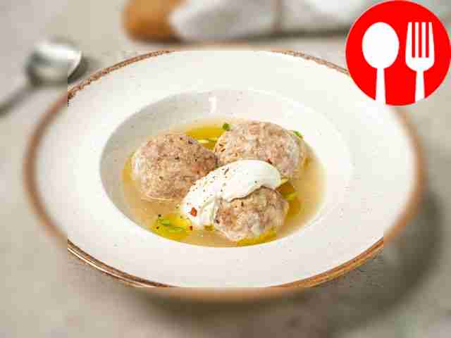 Ежики с мясным бульоном