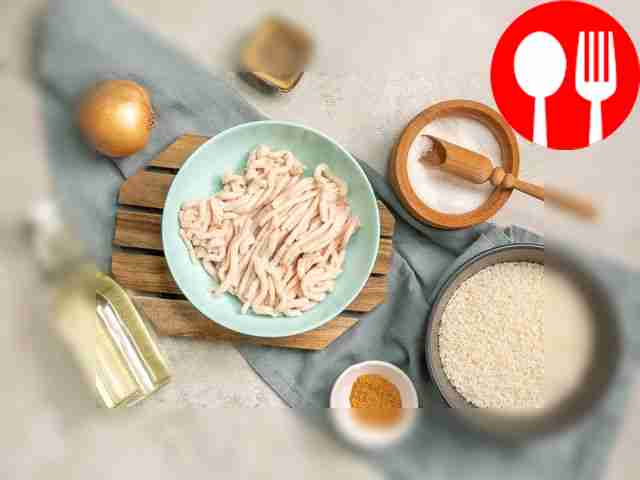 Подготовьте ингредиенты для ежиков,...