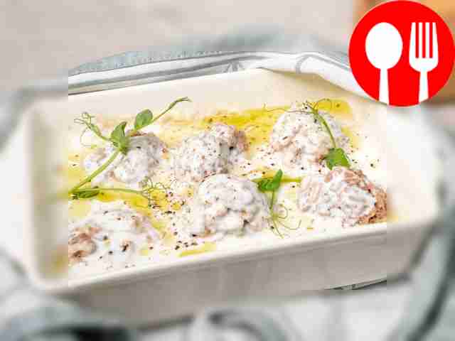 Ежики со сливочным сыром