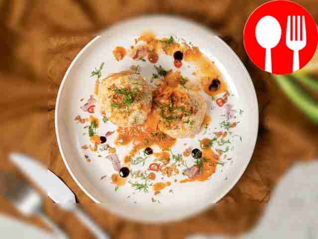 Sprinkle the hedgehogs with chopped herbs and...