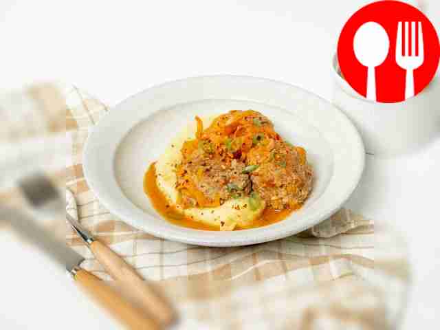 Ежики с круглым рисом