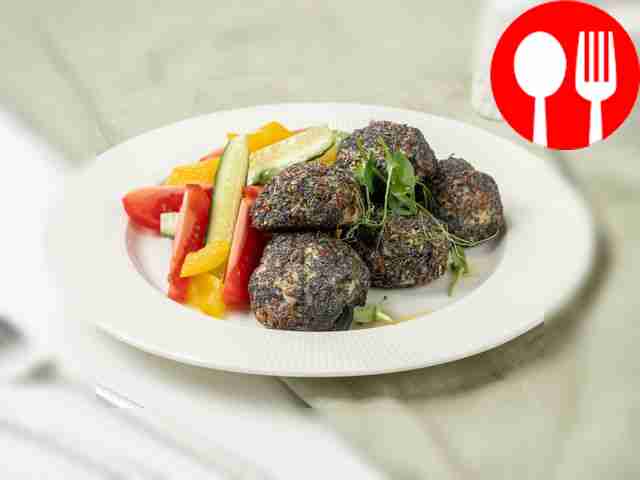 Hedgehogs with chia seeds