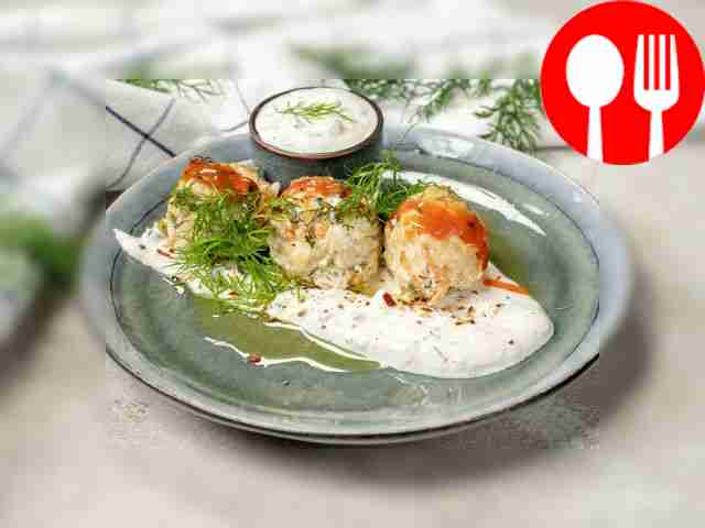 Hedgehogs with dill stems