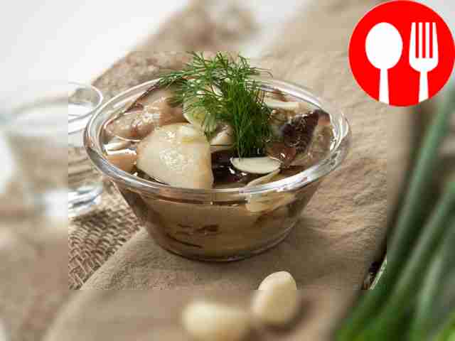 Salted porcini mushrooms