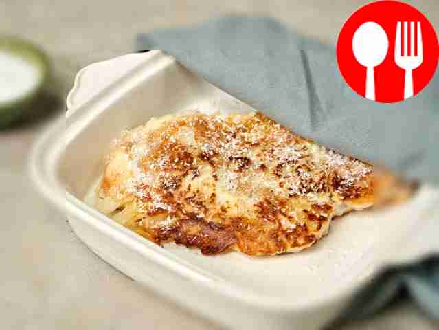 Prepare chicken breast chops. Heat a frying...