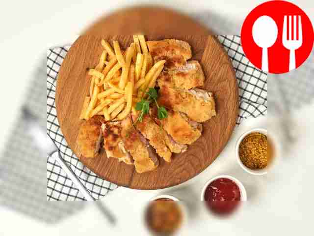 Serve the chops in the slow cooker with...