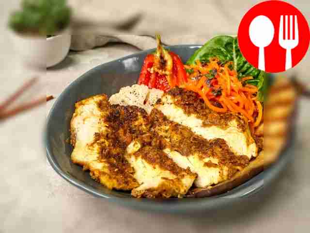 Отбивная в панировочных сухарях