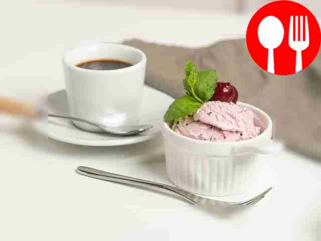 Пломбир с вишней