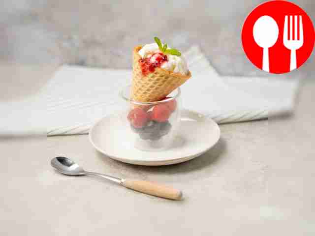 Пломбир в вафельнице