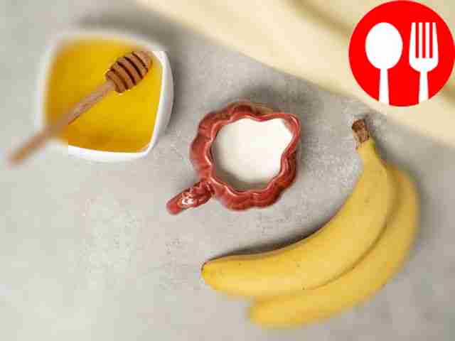 Wash the banana, peel it and divide it into...