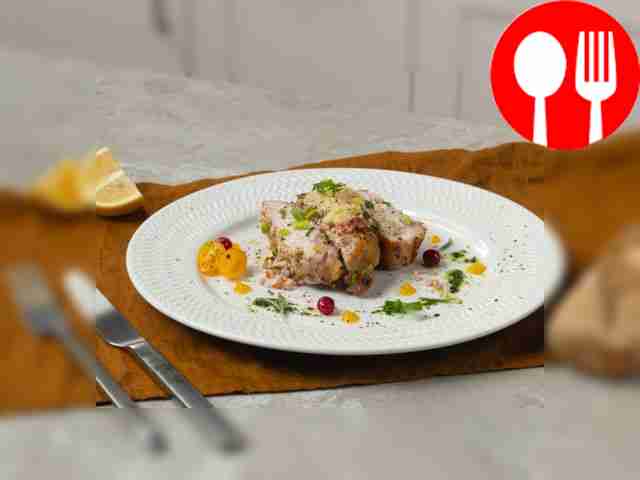 Отбивная с ветчиной