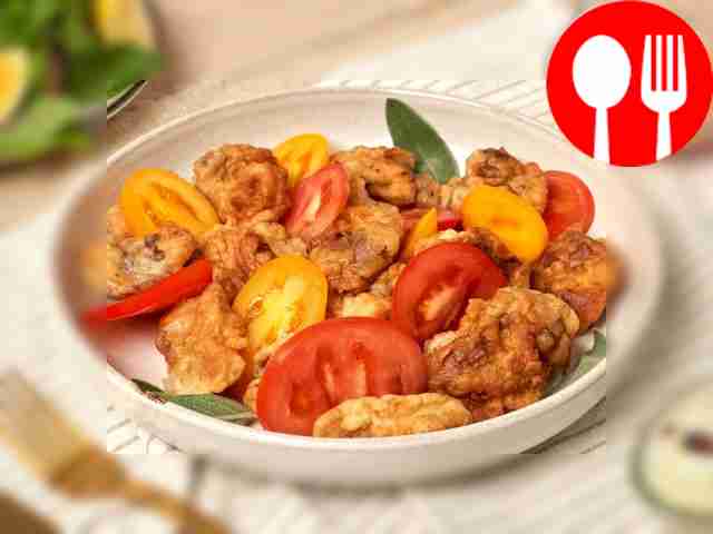 Chicken gizzard chop