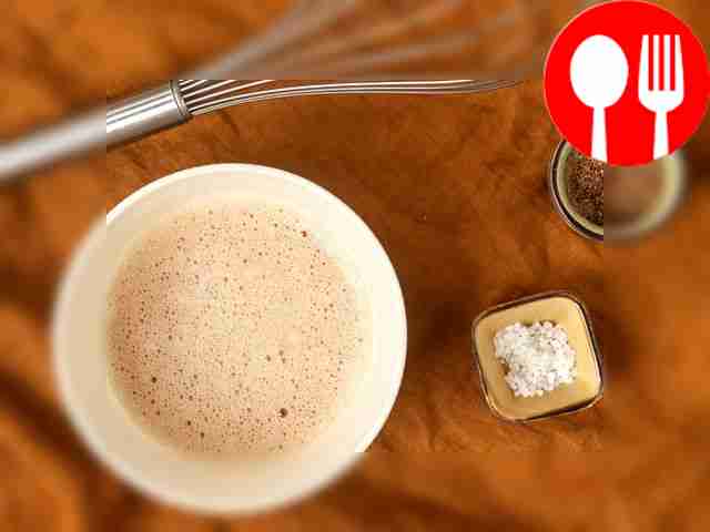 Prepare the base for the batter. Break the...