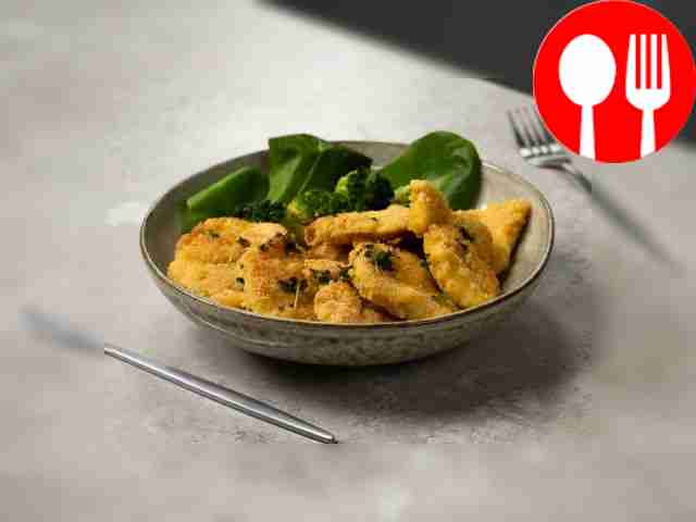 Отбивная с мягким сыром