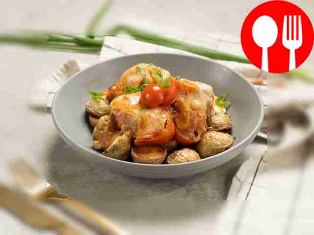 Homemade minced meat chop