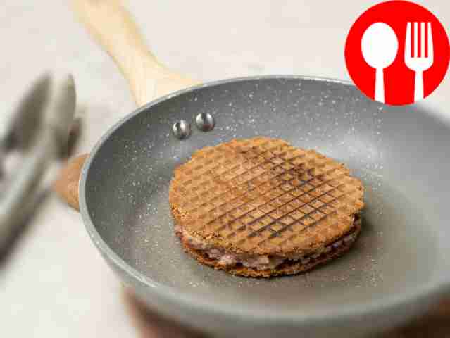 Prepare the chops. Take a piece of minced...