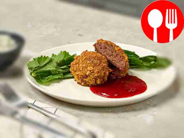 Отбивная из фарша из индейки