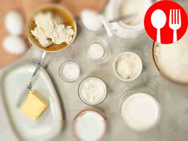 Measure out the required amount of products...