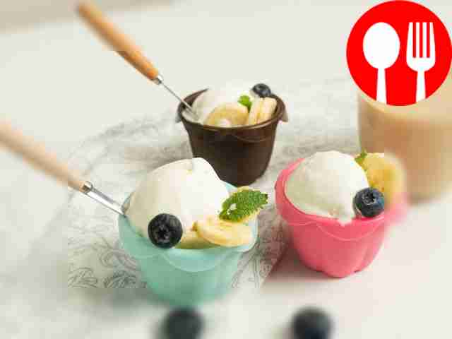 Пломбир с бананом