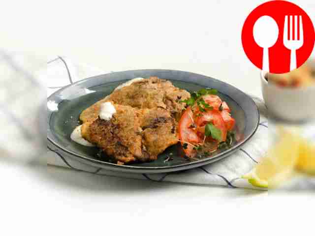 Отбивная из куриной печени