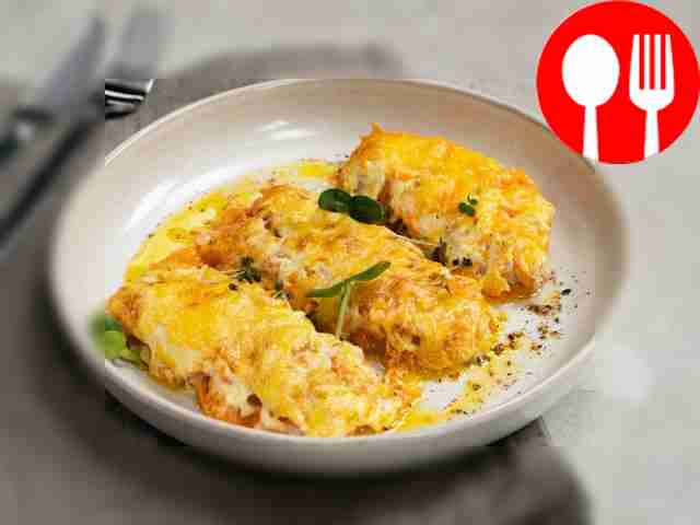 Отбивная с морковью