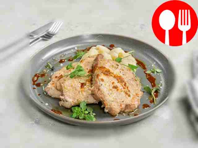 Отбивная с солью