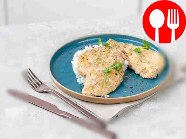 Chop in fermented baked milk