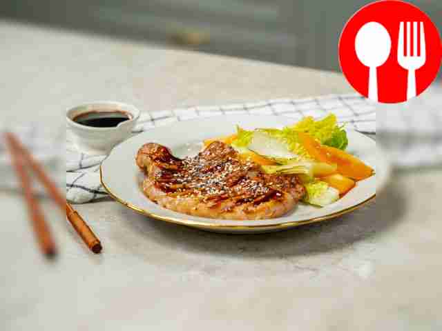 Chop under cling film