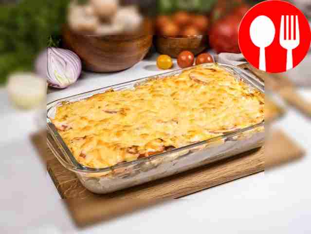 Baked Potatoes with Chicken