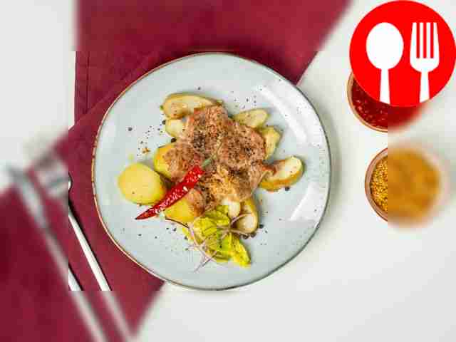 Serve the flavorful chops immediately after...