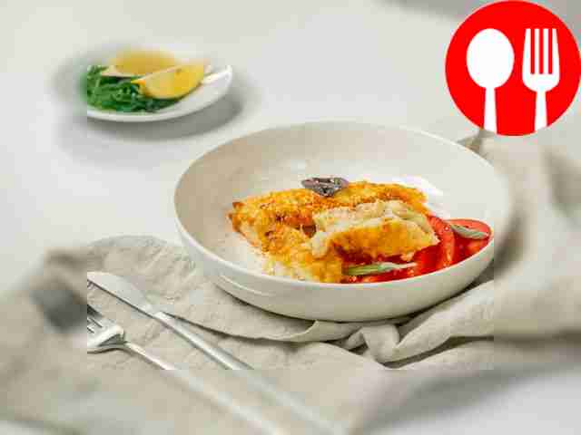 Отбивная из филе минтая