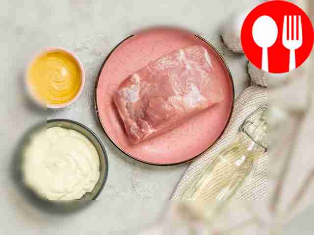 Prepare the ingredients for the chops with...