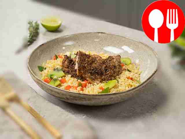 Отбивная с кориандром