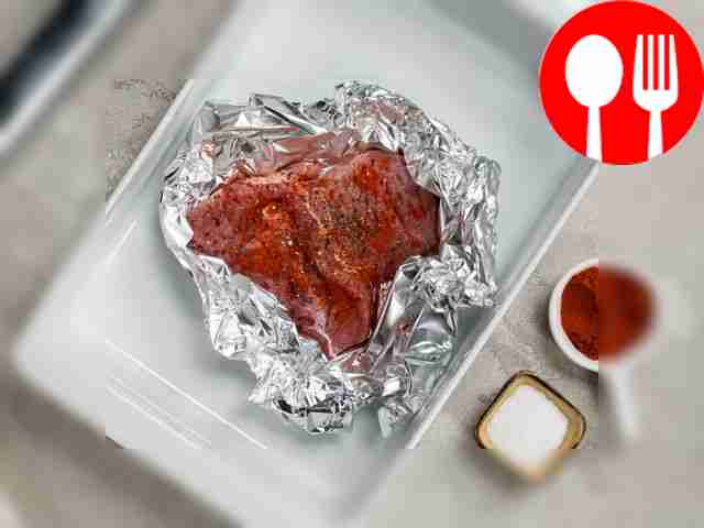 Bake the chops. Wrap each piece tightly in...