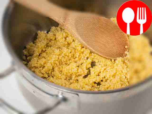 Prepare the millet. Pour cold water into the...