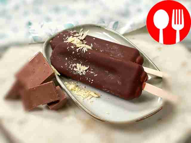 Пломбир с глазурью