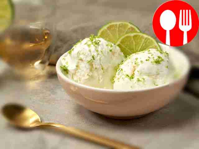 Пломбир с лаймом