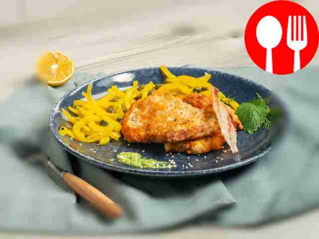 Chop with dried herbs